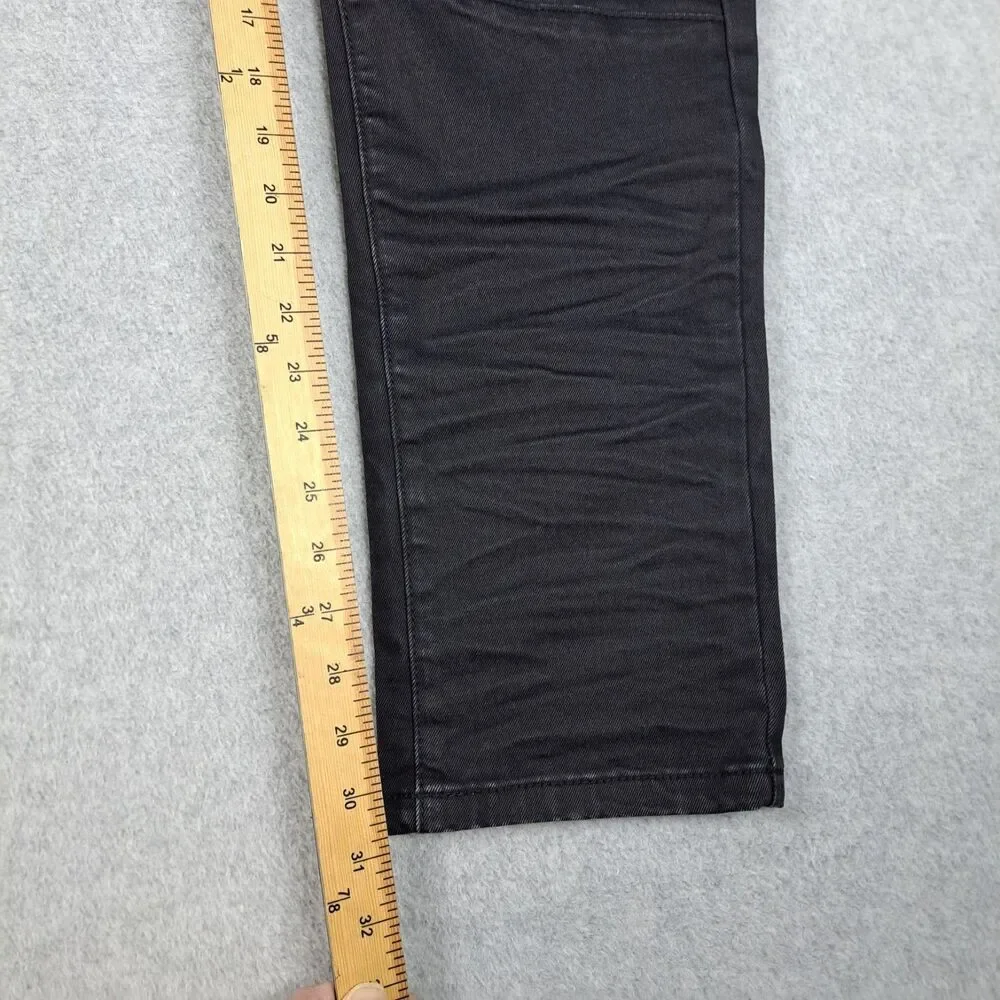 Decibel Jeans Men's 34x32 Black Denim Straight Skinny